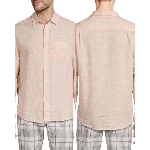 Rails NWT Wyatt Solid Shirt Peach Large - Picture 1 of 6